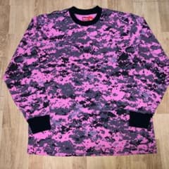 Supreme L/S Pocket Tee Pink Digi Camo Mのサムネイル