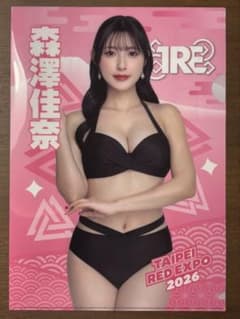 海外限定品激レア新品森沢かな2026TRE台北國際成人展会場限定クリア
