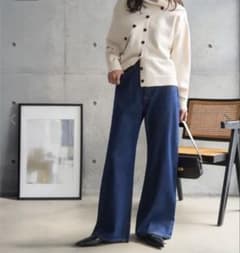 錯覚美脚デニムカーブパンツ [M5251]のサムネイル