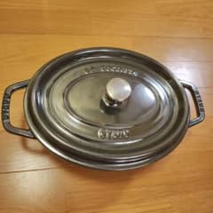 STAUB La Cocotte オーバル 27cm チタニウム - メルカリ