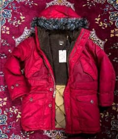 RRL ダブルアールエル ダウン フェイクファートリム オイルクロス 