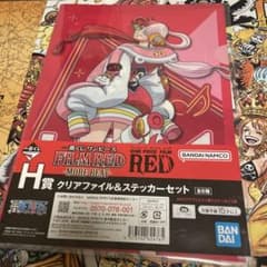ONE PIECE FILM RED 우타 클리어 파일 & 스티커 세트