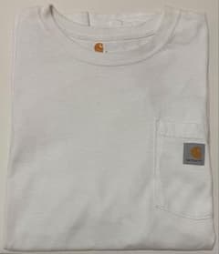 り*る様 【値下げ】Carhartt ホワイトTシャツ　Lサイズ　オリジナルフィのサムネイル