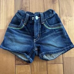 【人気】EDWIN デニムショートパンツ 130サイズのサムネイル