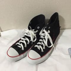 コンバース ハイカットスニーカー黒 27.0 美品のサムネイル