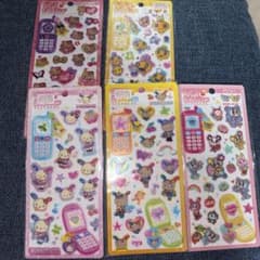 平成はっぴーフォン シール 5枚セットのサムネイル