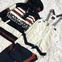 ニコルスポーツ スキーウェア セット ハーフジップ ビッグロゴ