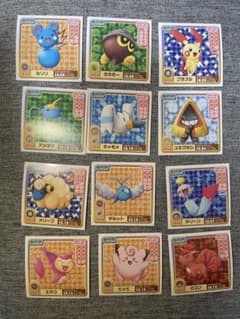 ポケットモンスター アドバンスジェネレーション シール 12枚セットのサムネイル