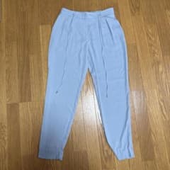 ZARA BASIC ライトブルー スリムフィットパンツのサムネイル
