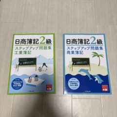 日商簿記2級 ステップアップ問題集 工業簿記・商業簿記 2冊セットのサムネイル