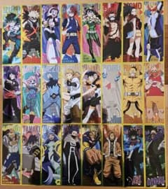 僕のヒーローアカデミア ロングステッカーカード 24枚セット まとめ売りのサムネイル