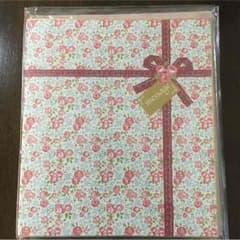 【未使用】メッセージ色紙 花柄のサムネイル