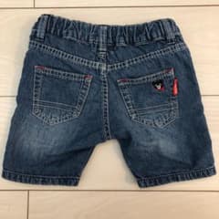 ダブルビー　デニムハーフパンツ　80サイズのサムネイル