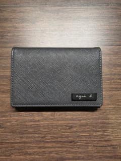 【保証書付】agnes b. 名刺入れ レザーのサムネイル