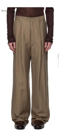 dries van noten ワイドスラックス - メルカリ