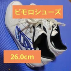 美品 ビモロシューズ 26.0cm 白 青 BeMoLoシューズ ランニング - メルカリ