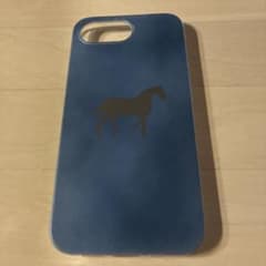 馬のシルエット iPhone16eケース くすみカラーのサムネイル