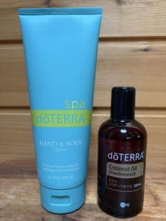 新品未使用　doTERRA ハンド＆ボディローション&ココナッツオイルセットのサムネイル