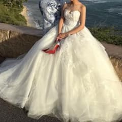 【クリーニング済】ウエディングドレス pronovias wmicheal クリーニング済】ウエディングドレス pronovias wmicheal - メルカリ