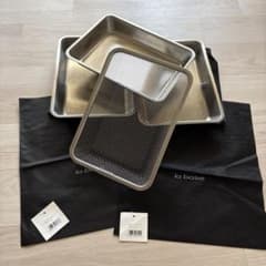 希少サイズ】ラバーゼ 角バット3枚 角ざる1枚(旧仕様 21枚取サイズ)燕