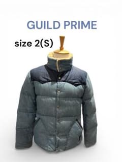 ギルドプライム GUILD PRIME デニム調 ダウンジャケット サイズM 