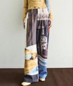 MAISON SPECIAL メゾンスペシャル フォトコラージュパンツ 36 MAISON SPECIAL メゾンスペシャル フォトコラージュパンツ 36 - メルカリ