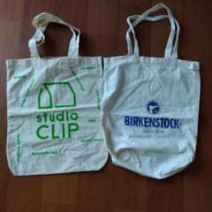 studio CLIP & BIRKENSTOCK エコバッグ 2点セットのサムネイル