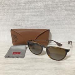 レイバンERIKAクラシック偏光レンズ鼈甲×メタル 美品 Ray-Ban レイバン ERIKA クラシック 偏光レンズ鼈甲×メタル