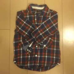 子供男女服 チェック柄シャツ GAP 120センチのサムネイル