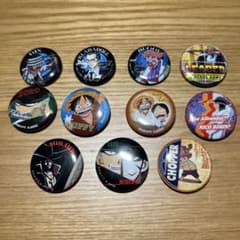 ONE PIECE 缶バッジ 11点セット　レトロのサムネイル