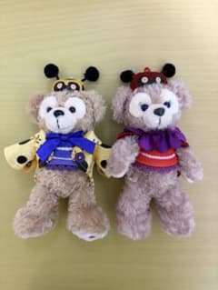 東京ディズニーシー ハロウィン ダッフィーシェリーメイぬいぐるみバッチのサムネイル