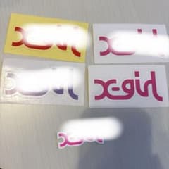 X-girl ステッカーのサムネイル