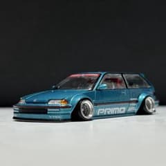 トミカ改造 ホンダ シビック EK9 環状族仕様 マジョレット ホット