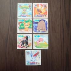 トップ ポケモンシール 7枚セットのサムネイル