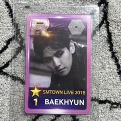 EXO SMTOWN 2018 入場特典　トレカ　ベッキョン   smtのサムネイル