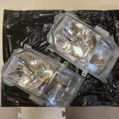 トヨタ ハイエース 純正 ハロゲン ヘッドライト 左右セット 9型外し