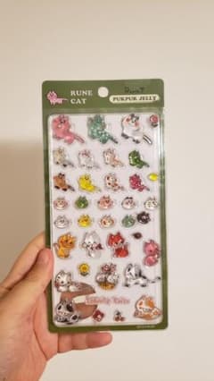 ぷくぷくジェリーシール RUNE_キャットのサムネイル
