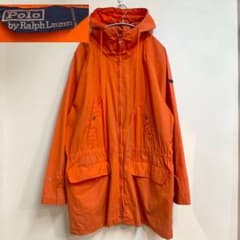 90s ポロラルフローレン Ralph Lauren モッズコート オレンジ M - メルカリ