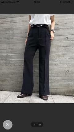 ストレッチピンタックフレアパンツ【PAGEBOY】のサムネイル