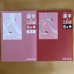 四谷大塚 予習シリーズ 漢字とことば 6年下 解答付 - メルカリ