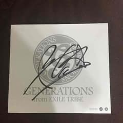 GENERATIONS 数原龍友 直筆サインのサムネイル