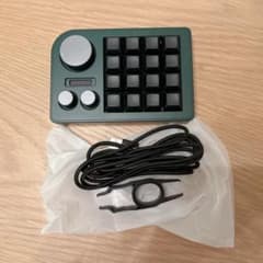DOIO KB16 グリーン マクロキーボード（ノブ付き）／左手デバイス