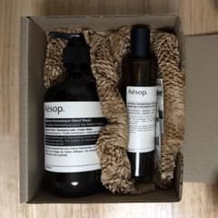 Aesop ハンドウォッシュ & ルームスプレー ギフトセット 箱巾着