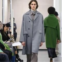 AURALEE　 19AW ガンクラブチェック コート サイズ5のサムネイル