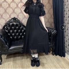 ROJITA ウエストシャーリングシアーロングワンピースのサムネイル