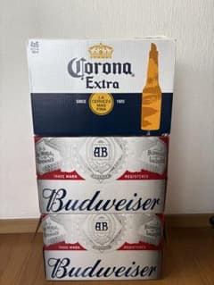 CoronaExtra &Budweiserビールセット6×4 1ケース3セット - メルカリ