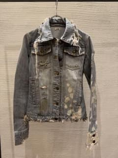 00s archive L.G.B. bleach denim jacket - メルカリ