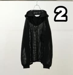 新品】ANCELLM WOOL RUSSELL HOODIE(BLACK) 2 - メルカリ