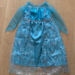 新品未使用☆キッズドレス　アナ雪エルサモチーフのサムネイル