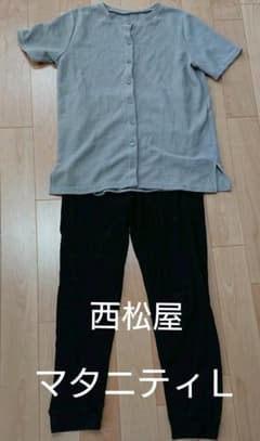 【ちょめ様専用】西松屋  マタニティパジャマＬのサムネイル